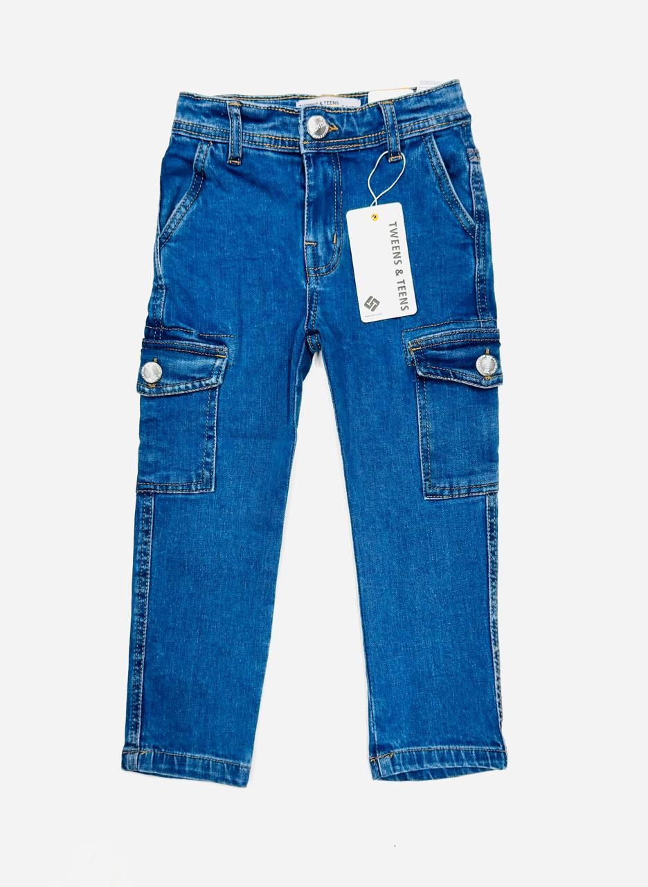 Blue Cargo Pant