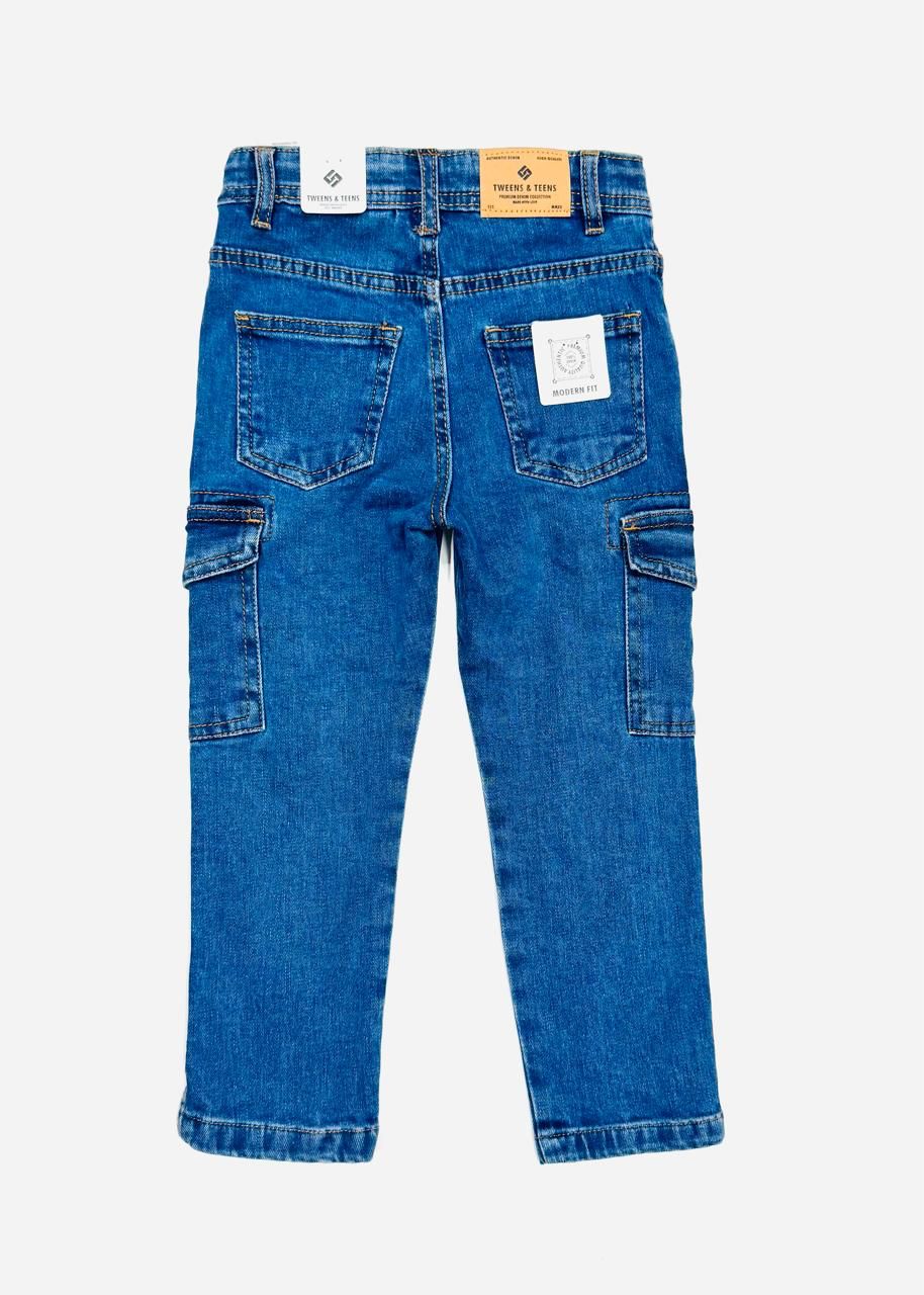 Blue Cargo Pant