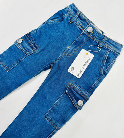 Blue Cargo Pant