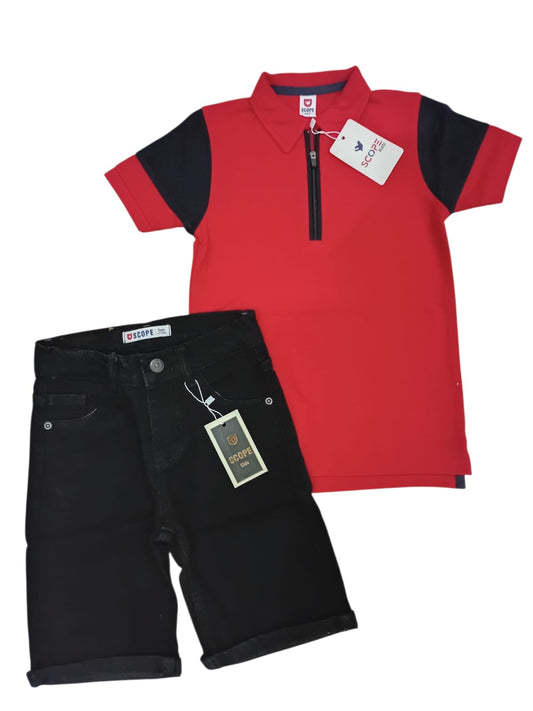 Boys Zipper Suit