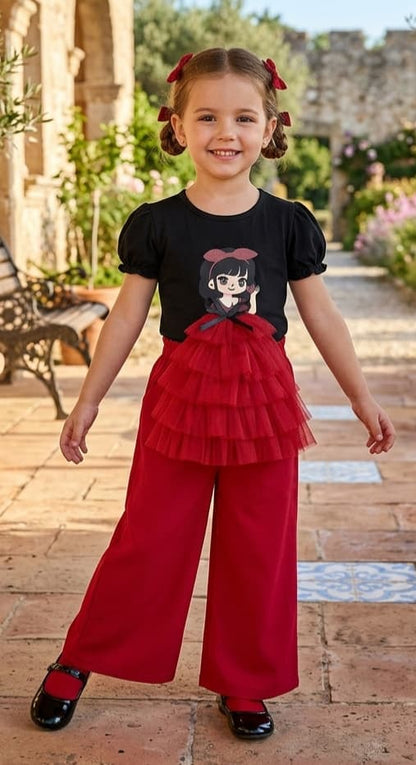 Girls plazo suit
